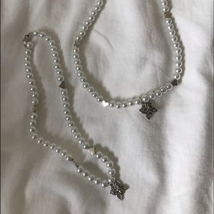 ☆ 𝓜𝓪𝓻𝓲𝓹𝓸𝓼𝓪 𝓬𝓱𝓸𝓴𝓮𝓻  ☆ pearl necklace